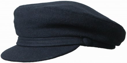 Fiddler cap - Gårda Tortoli Wool (laivastonsininen)