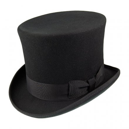 Hatut - Victorian Top Hat (silinteri) (musta)