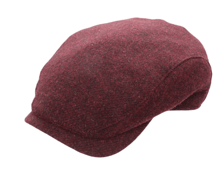 Flat cap - Wigéns Ivy Contemporary Cap (tumma viinipunainen)