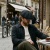 Flat cap - Gårda Aberdour Newsboy (musta/harmaa)