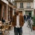 Flat cap - Gårda Vero Linen Newsboy Cap (ruskea)