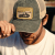 Lippis - Black River Racer Washed Trucker (tumman vihreä/kerma)
