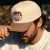 Lippis - Black River Charleston Cotton Snapback (luonnonvalkoinen/khaki)