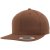 Lippis - Flexfit Organic Cotton Snapback Cap (Ruskea)
