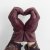 Käsineet - HK Women's Hairsheep Leather Glove with Wool Lining (Musta)