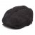 Flat cap - Jaxon Hats Corduroy Newsboy Cap (musta)