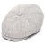 Flat cap - Gårda Palizzi Marina Linen Newsboy Cap (vaaleanharmaa)