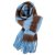 Huivit - Gårda Dinibor Striped Scarf (sininen/ruskea)