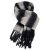 Huivit - Gårda Dinibor Striped Scarf (harmaa/musta)