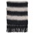 Huivit - Gårda Dinibor Striped Scarf (harmaa/musta)