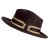 Hatut - Gårda Belluno Crushable Wool felt Fedora (ruskea)