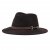 Hatut - Gårda Braga Wool felt Fedora (ruskea)