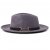 Hatut - Gårda Braga Wool felt Fedora (harmaa)