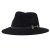 Hatut - Gårda Braga Wool felt Fedora (musta)