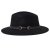 Hatut - Gårda Braga Wool felt Fedora (musta)