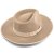Hatut - Gårda Mapleton Wide brimmed Fedora (beige)