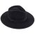 Hatut - Gårda Mapleton Wide brimmed Fedora (musta)