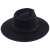 Hatut - Gårda Mapleton Wide brimmed Fedora (musta)