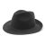 Hatut - Gårda Osiglia Fedora Wool Hat (musta)