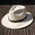 Hatut - Gårda Santaquin Crushable Wool felt Western hat (valkoinen)