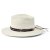 Hatut - Gårda Santaquin Crushable Wool felt Western hat (valkoinen)