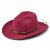 Hatut - Gårda Toquerville Crushable Wool felt Western hat (punainen)