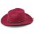 Hatut - Gårda Toquerville Crushable Wool felt Western hat (punainen)
