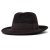 Hatut - Gårda Volterra Fedora Wool Hat (tummanruskea)