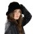 Karvahattu - Gårda Valea Faux Fur Hat (musta)