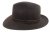 Hatut - Gårda Tropea Fedora Wool Hat (ruskea)