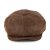 Flat cap - Jaxon Hats Leather Newsboy Cap (ruskea)