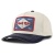 Lippis - Black River Atlanta Cotton Snapback (luonnonvalkoinen/tummansininen)