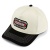 Lippis - Black River Richmond Cotton Snapback (luonnonvalkoinen/musta)