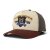 Lippis - Black River Wildlife Crew Trucker (beige/vihreä/ruskea)