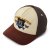 Lippis - Black River Wildlife Crew Trucker (beige/vihreä/ruskea)