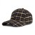 Lippis - Gårda Varel Checkered Cap (musta/ruskea)