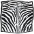 Huivi - Gårda Zebra Satin Scarf (musta)