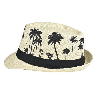Hatut - Gårda Trilby Olkihattu Palmuja (offwhite)