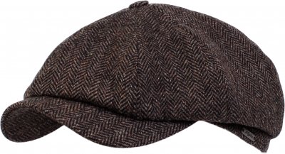 Flatcap - Wigéns Newsboy Classic Cap Shetland Wool (Ruskea)