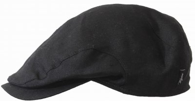 Flat cap - Wigéns Ivy Classic Cap (musta)