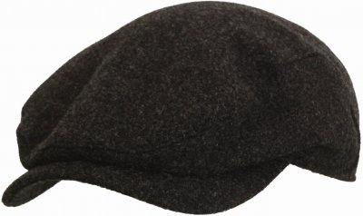 Flat cap - Wigéns Ivy Contemporary Cap (tummanharmaa)