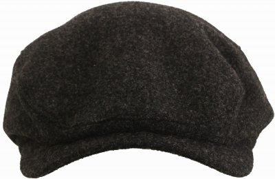 Flat cap - Wigéns Ivy Contemporary Cap (tummanharmaa)