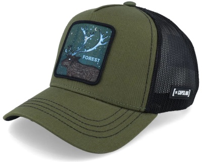 Lippis - Capslab Fantastic Beasts Forest Trucker (tummanvihreä/musta)