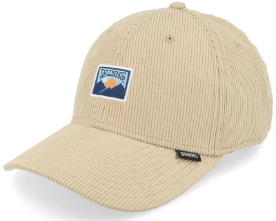 Lippis - Djinns 6 Panel TrueFit Corduroy Cap Mountains (beige)