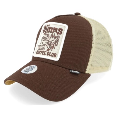 Lippis - Djinns HFT Coffee Trucker (ruskea/beige)