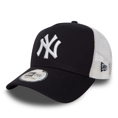 Lippis - New Era New York Yankees 9FORTY Trucker (tummansininen/valkoinen)