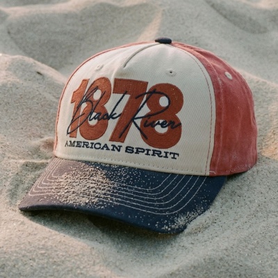 Lippis - Black River 1878 Cotton Cap (kermanvärinen/punainen/tummansininen)