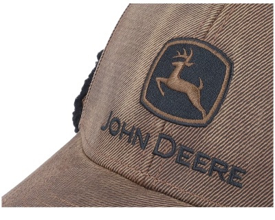 Lippis - John Deere Oil Cotton Sherpa Lining (ruskea)