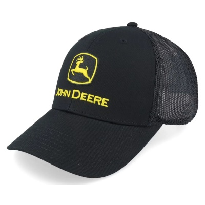 Lippis - John Deere Current JD TM Embroidery Trucker (musta)