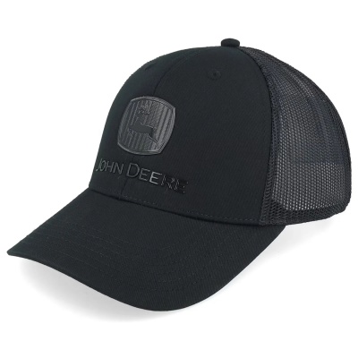 Lippis - John Deere JD TM Liquid Chrome Trucker (musta)